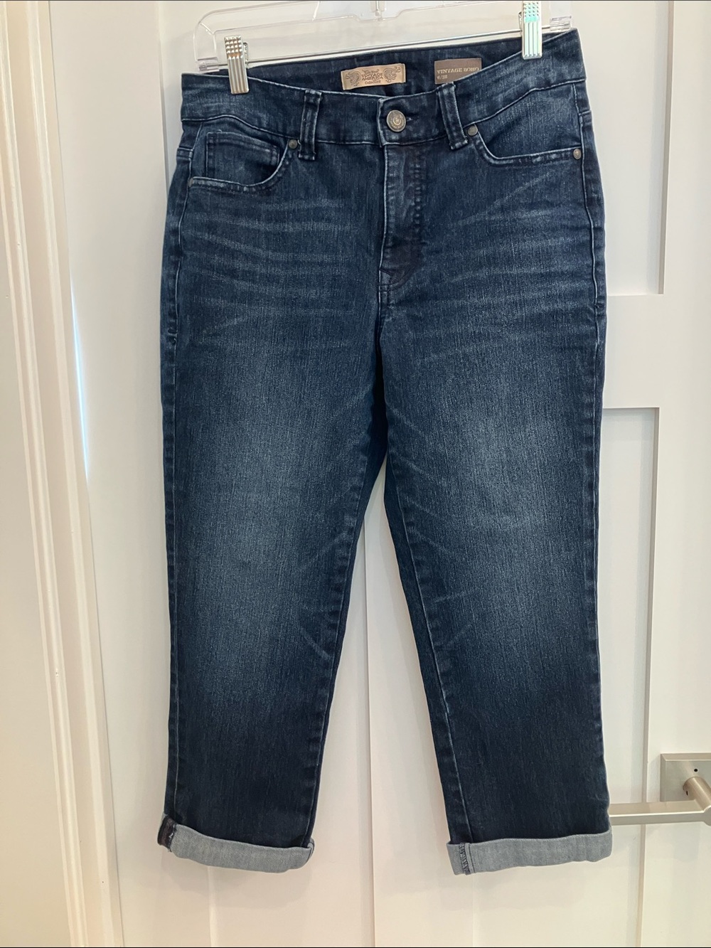 Nine West Vintage America Collection Boho Cropped Jeans